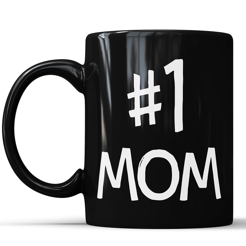 #1 Mom – Kaffeetasse für Mama Nummer Eins