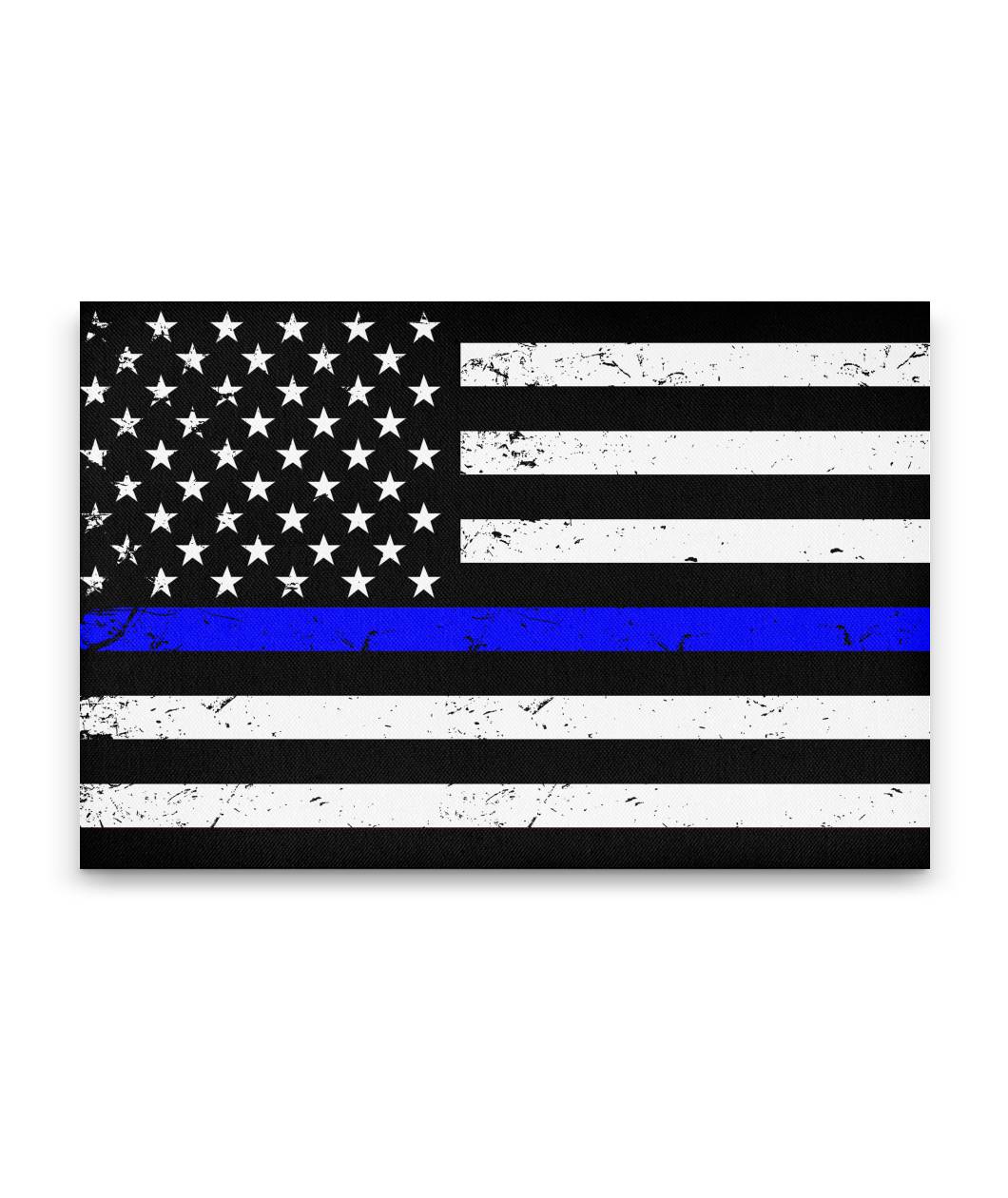 Blue Lives Matter Leinwand
