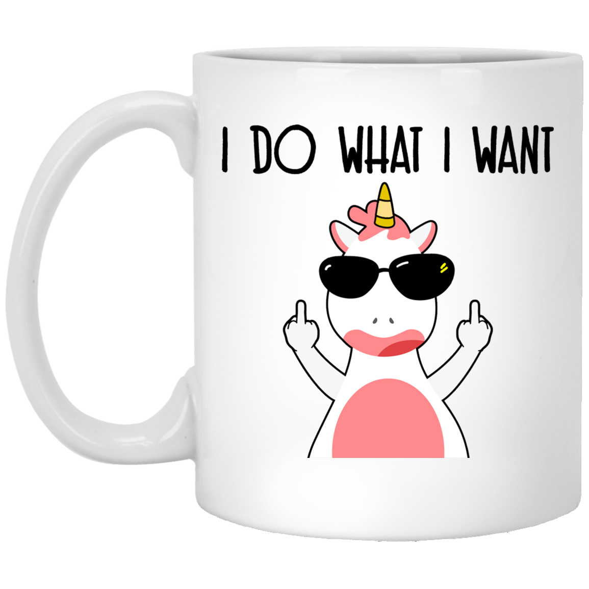 Hago lo que quiero 11 oz. Taza blanca