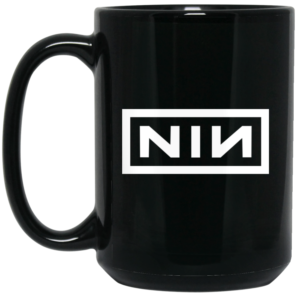 LINA ROYER 15 oz. Black Mug