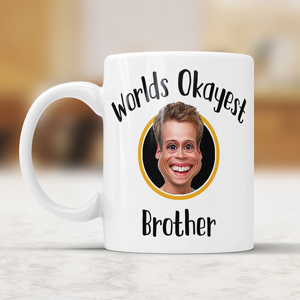 Custom Caricature World's Okayest ... Mug