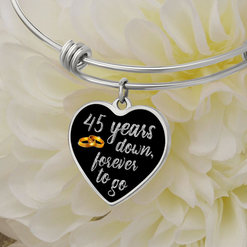 45th Anniversary Bracelet silver