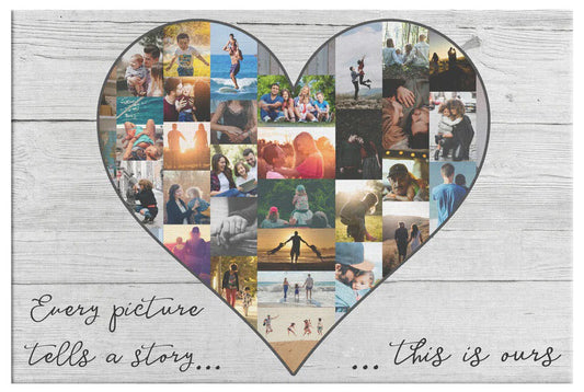 collage de corazon