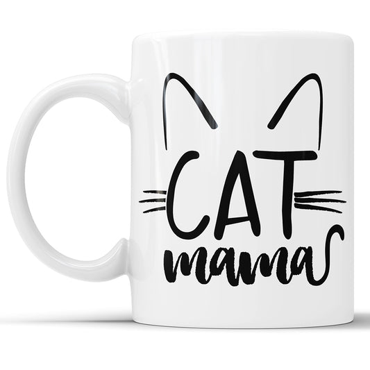 Taza de café mamá gato