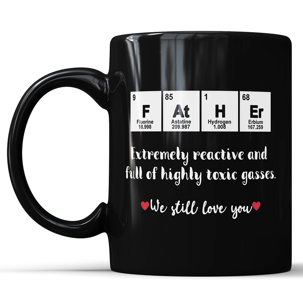 Taza De Café Padre reacción química divertida