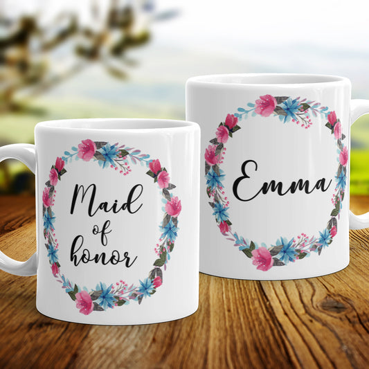 Custom Maid Of Honor Coffee Mugs