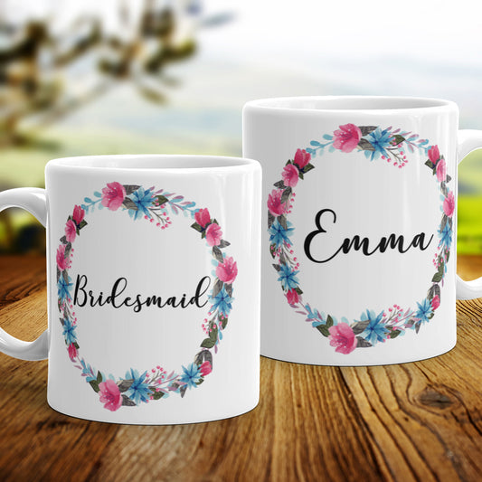 Custom Personalized Bridesmaid Mug