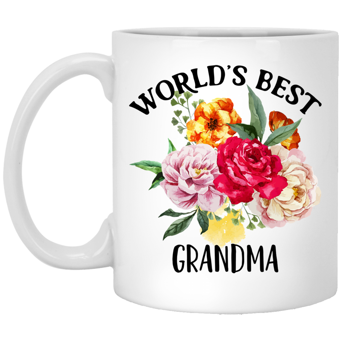 Worlds Best Grandma 11 oz. White Mug