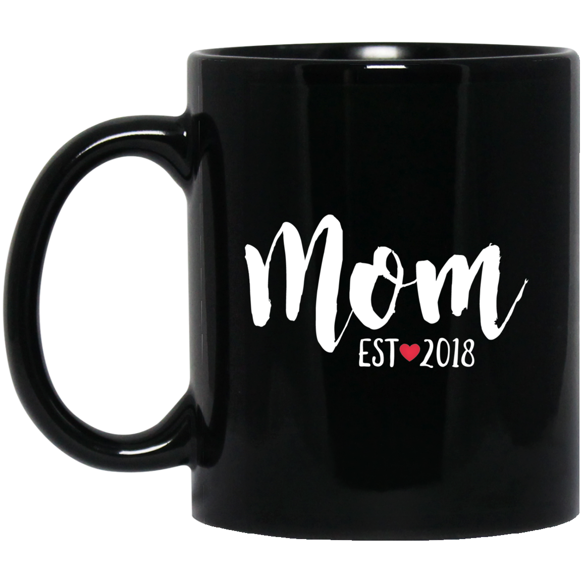 Mom 2018 11 oz. Black Mug