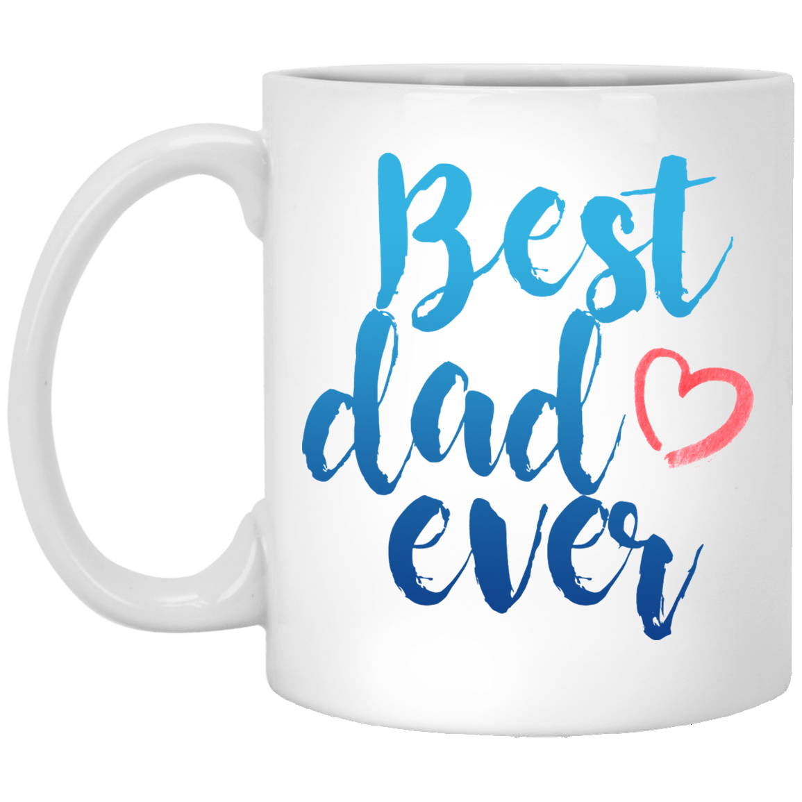 El mejor papá de todos los tiempos 11 oz. Taza blanca