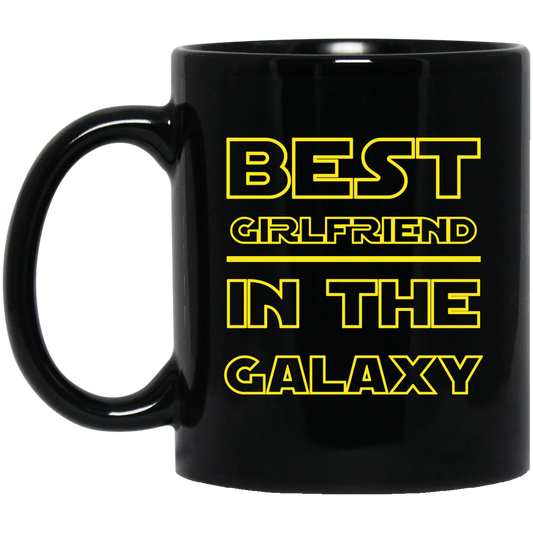 La mejor novia de la galaxia 11 oz. Taza negra