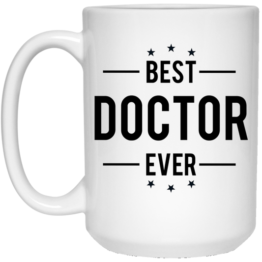 El mejor médico de todos los tiempos 15 oz. Taza blanca