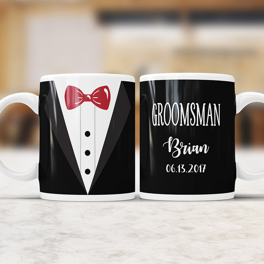 Custom Personalized Groomsman Coffee Mug