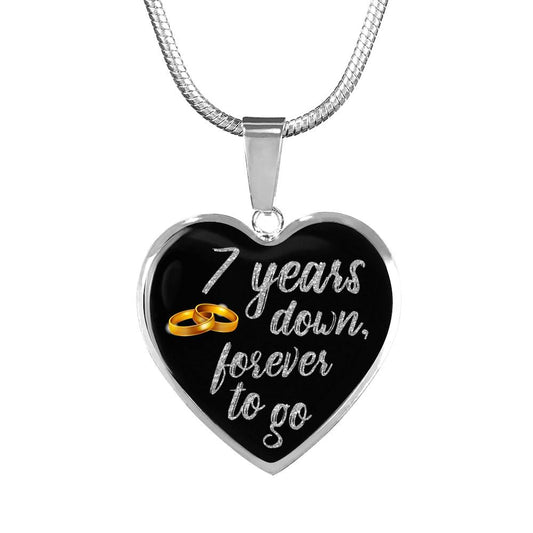 Halskette zum 7-jährigen Jubiläum aus Silber