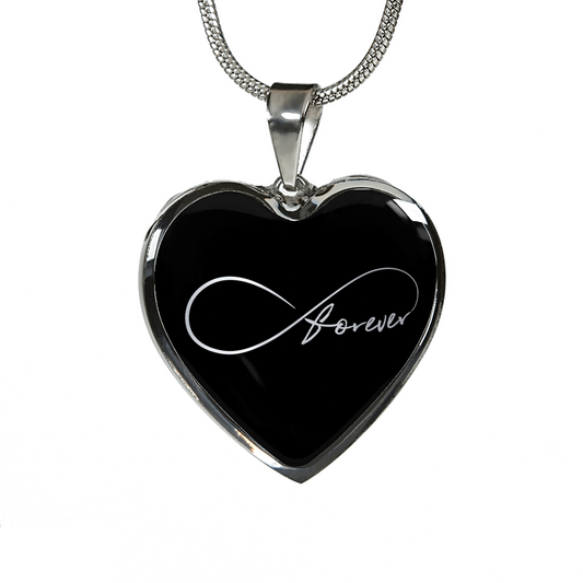 I Love You Forever Luxury Necklace Silver