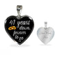41 Year Anniversary Necklace Silver