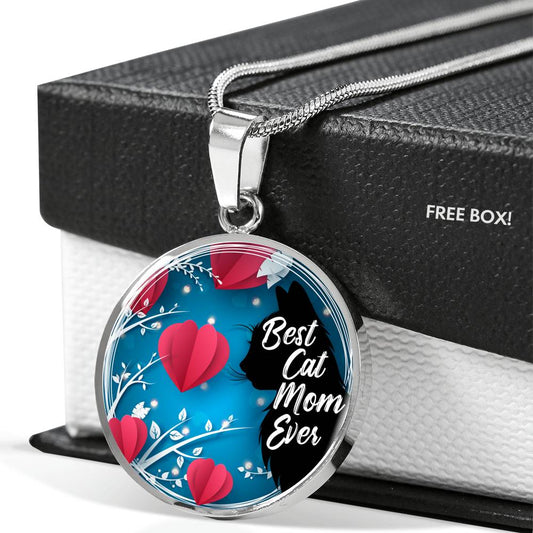 Collar con la mejor mamá gata de todos los tiempos