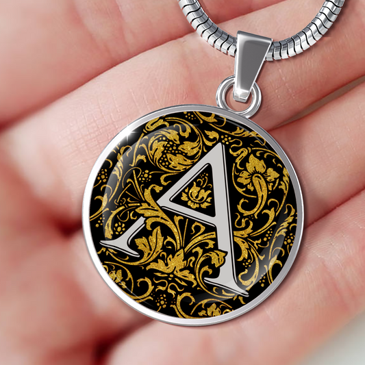 A Letter - Initial Necklace Gold