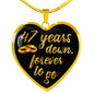 47th Anniversary Necklace Gold