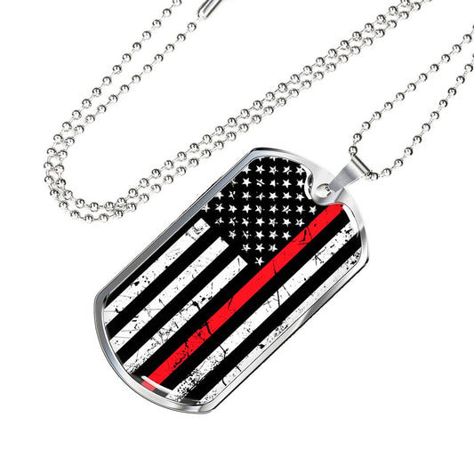 Red Lives Dog Tag