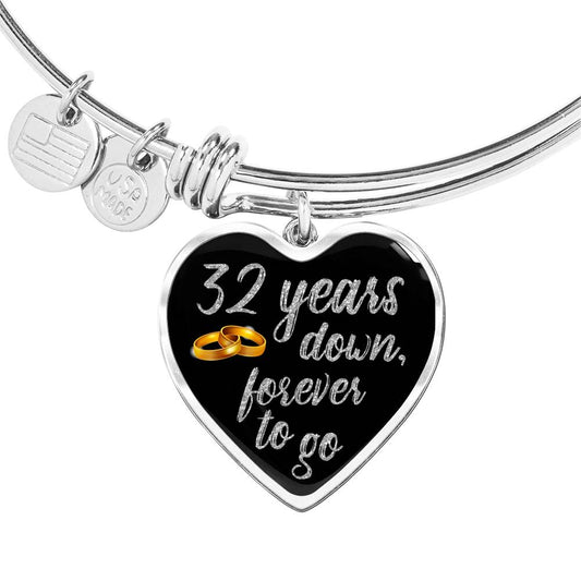 32nd Anniversary Bracelet Silver