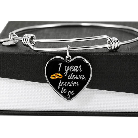 1st Anniversary Bracelet Silver