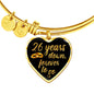 26th Anniversary Bracelet Gold