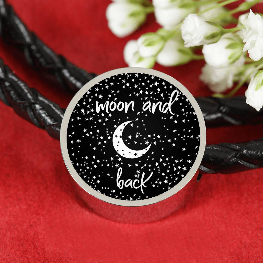 Couple Matching Bracelets - Love You To The Moon And Back