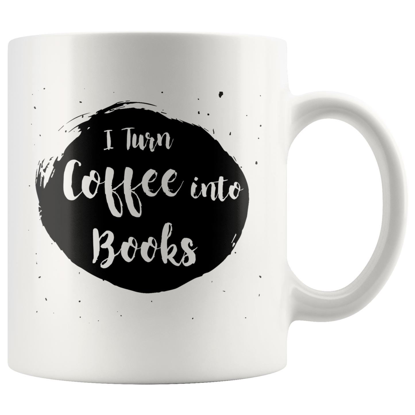 Ich verwandle Kaffee in Bücher