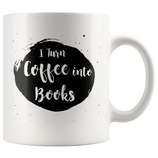 Convierto el café en libros